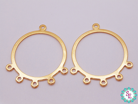 ORO GOLFI HERAJE ARETE REDONDO 30*1MM