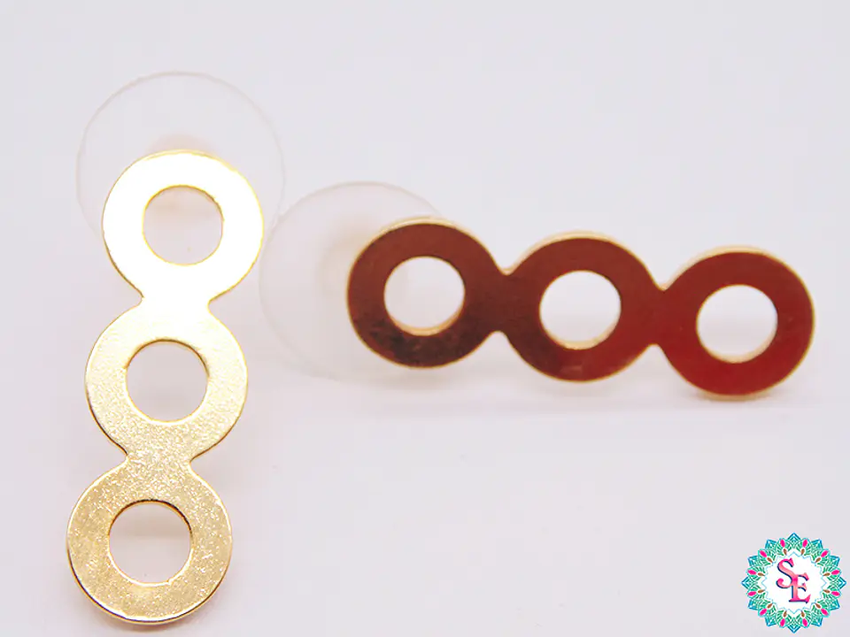 ORO GOLFI HERAJE ARETE 3 CIRCULOS 22*8MM 1