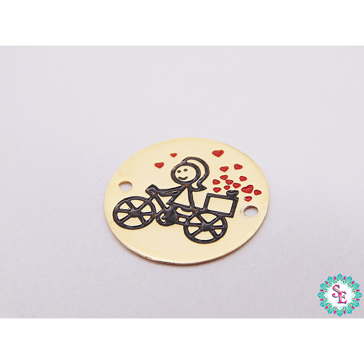 ORO GOLFI TERMINAL REDONDO BICICLETA 15MM  1