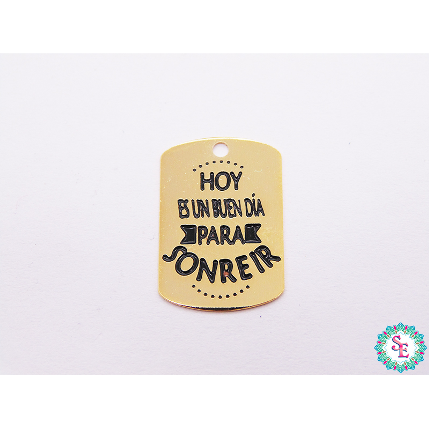 ORO GOLFI DIJE PLACA RECTANGULO HOY ES UN BUE X 20*13.62 X UND  1