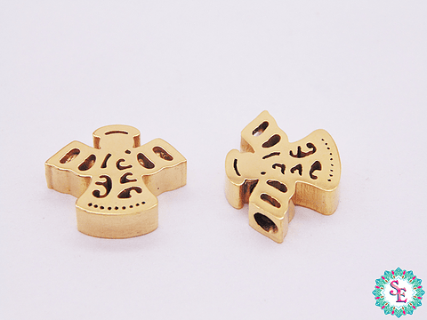 ACERO DORADO SEPARADOR ANGEL 12*9*3MM 