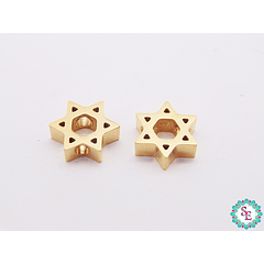 ACERO DORADO SEPARADOR ESTRELLA 8*3MM X UND 