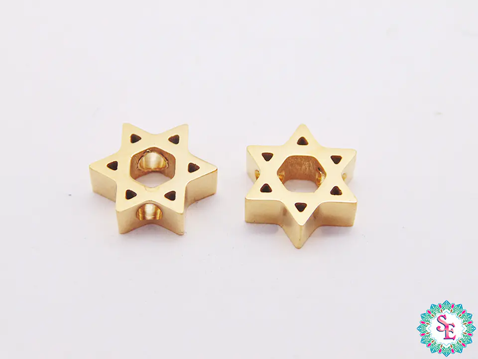 ACERO DORADO SEPARADOR ESTRELLA 8*3MM  1
