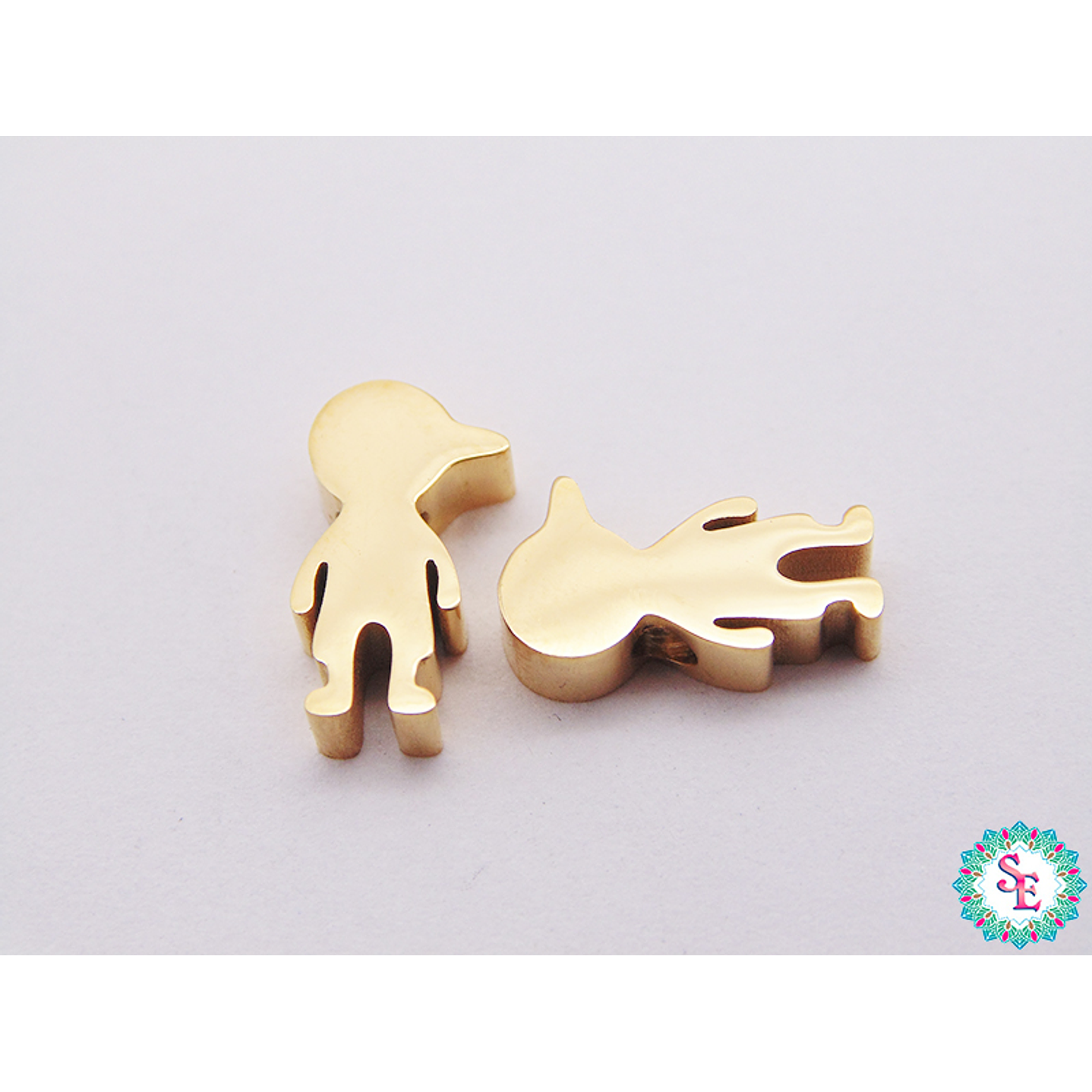 ACERO DORADO SEPARADOR NIÑO 12*6*3MM 1