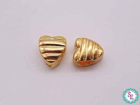 SAMAK DORADA CENTRO CORAZON 8*9MM 