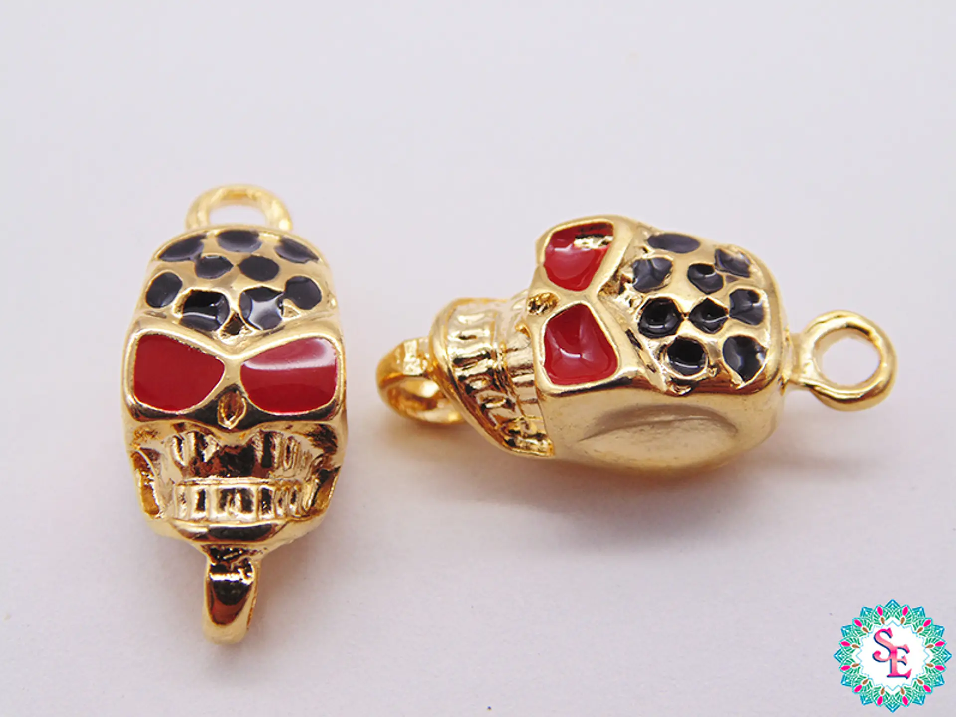GOLDEN SAMAK CENTER SKULL AZIM 14.28*8.52MM X UND 1