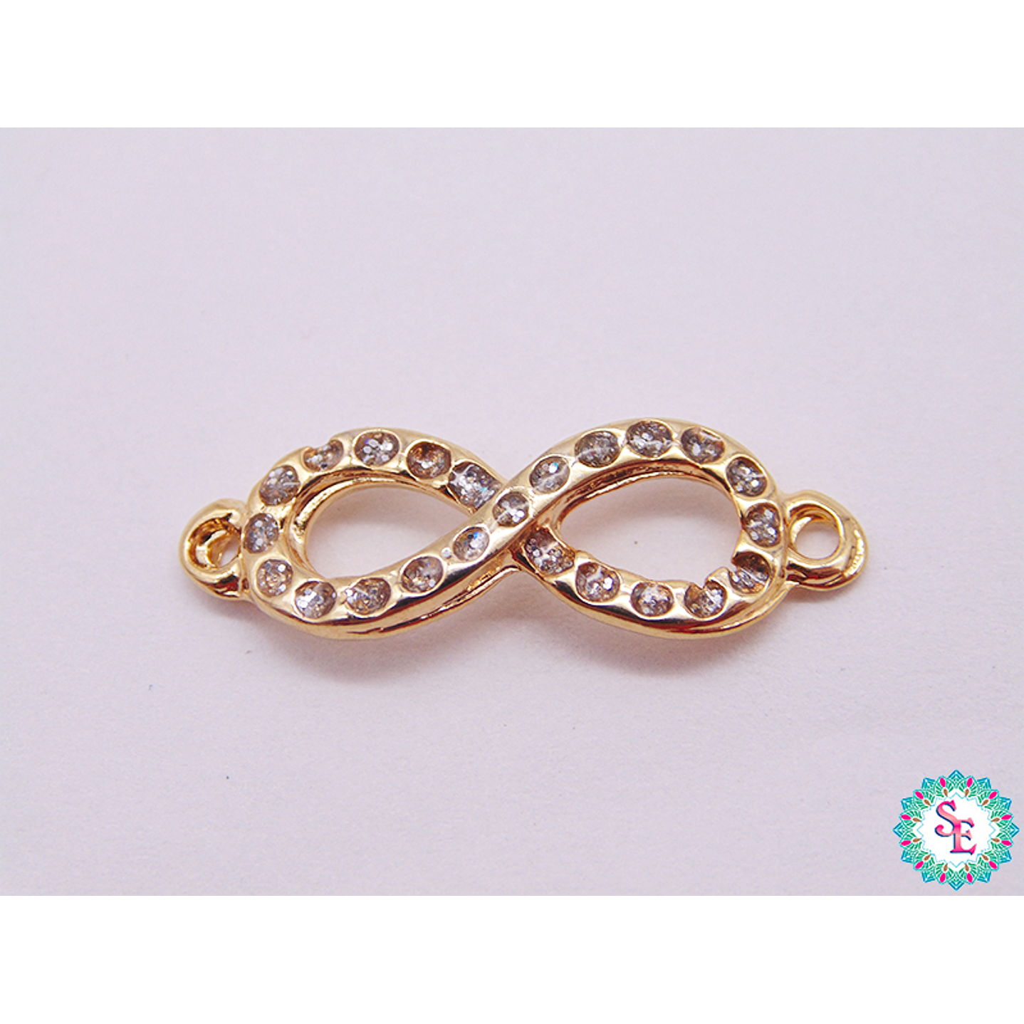 SAMAK DORADA DIJE INFINITO PQ 23*8MM  1