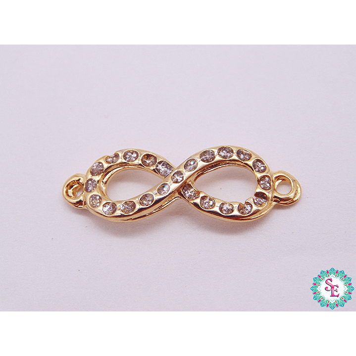 SAMAK DORADA DIJE INFINITO PQ 23*8MM  1