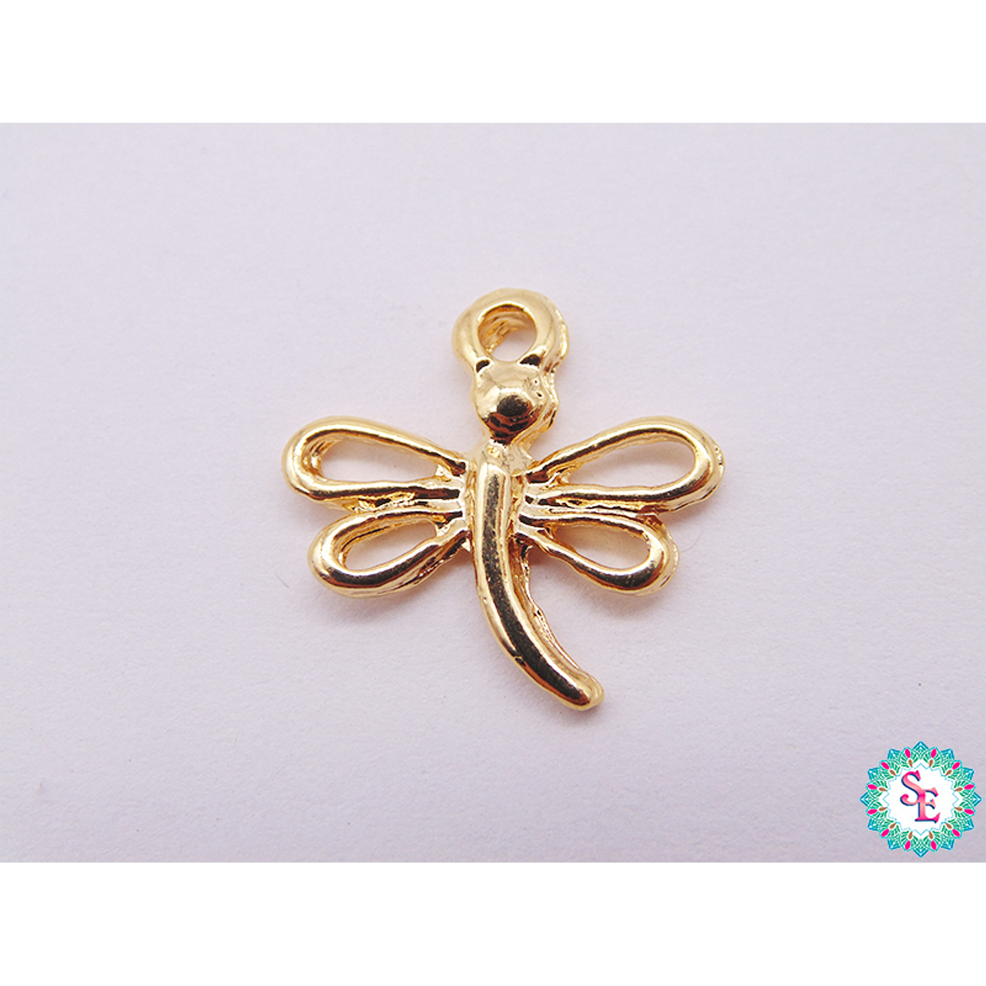 SAMAK DORADA DIJE LIBELULA ELI 16*16MM 1