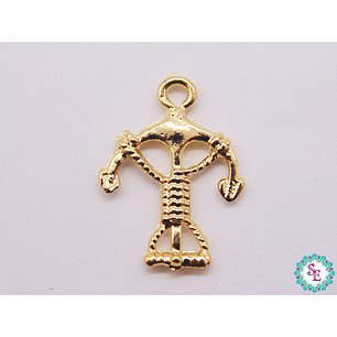 SAMAK DORADA DIJE PULSERA BALLESTA 23*17MM 