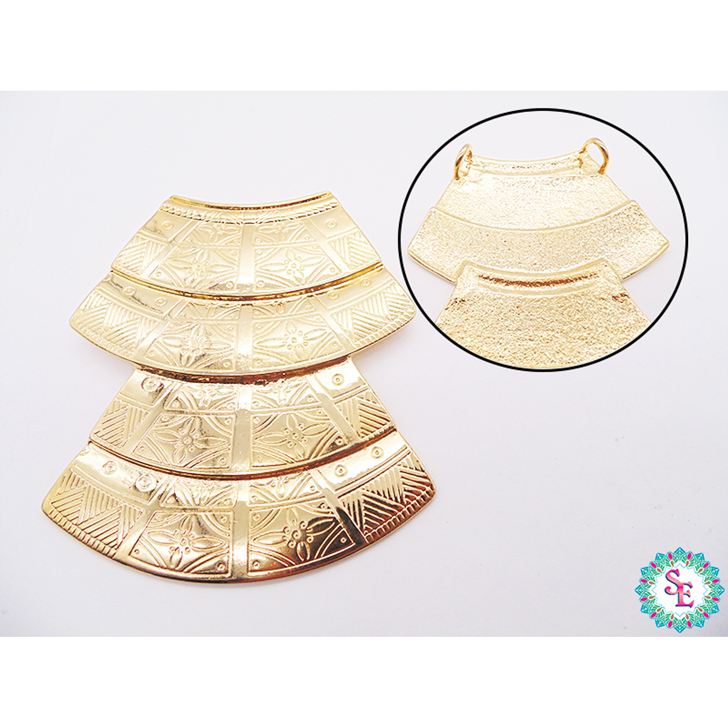 SAMAK DORADA CENTRO EGIPCIO CORBATA 91MM X UND  1