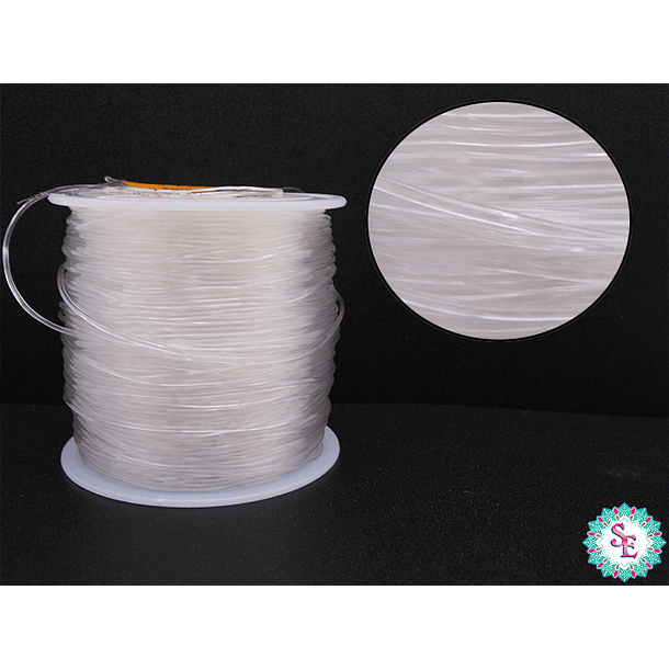 NYLON ELASTICO 1.0MM SILICONADO ROLLO*100M. 