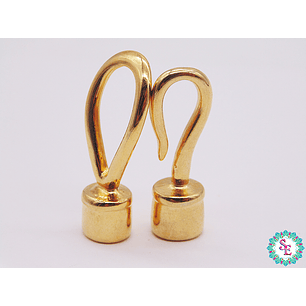 SAMAK DORADA TERMINAL GARFIO SOFIO 8*31MM  X PAR 