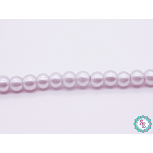 PERLA DE VIDRIO # 4MM LILA  X 205 UDN APROX 
