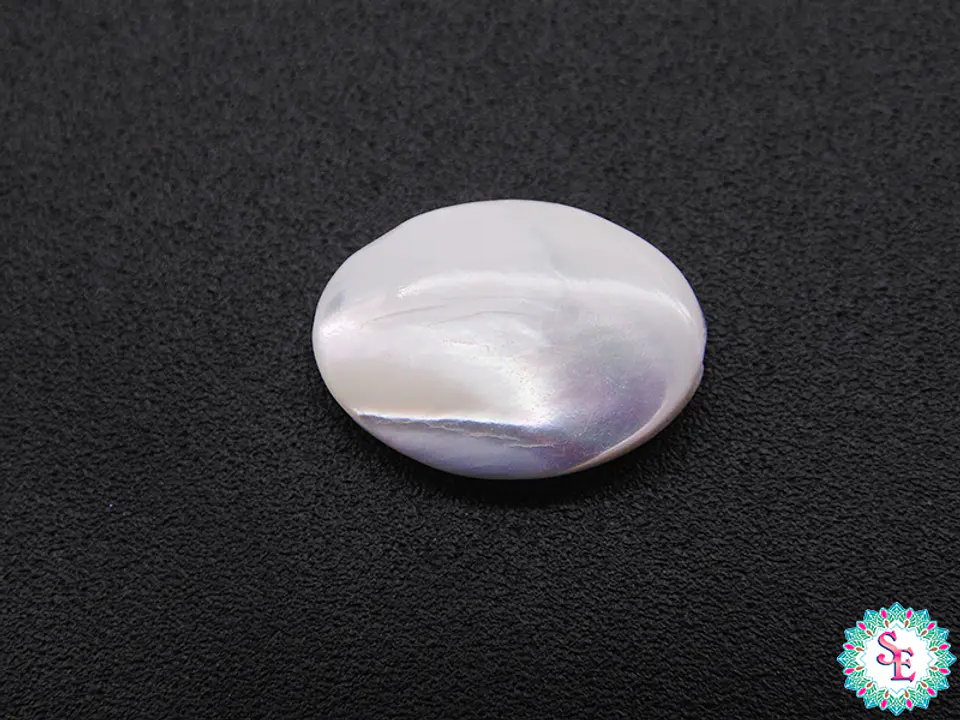 NACRE LEAF PENDANT 15MM X UNIT 1