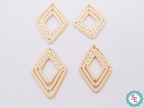 NATURAL IRACA RHOMBUS 50MM X 10 UNIT