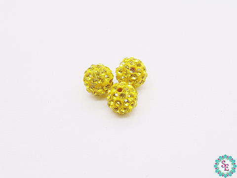 BOLA DE FUEGO # 6MM AMARILLO BANDERA X 100 UND 