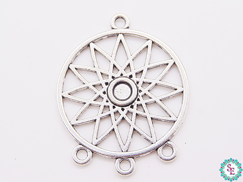 SAMAK NIQUEL HERRAJE ATRAPA SUEÑOS 33MM