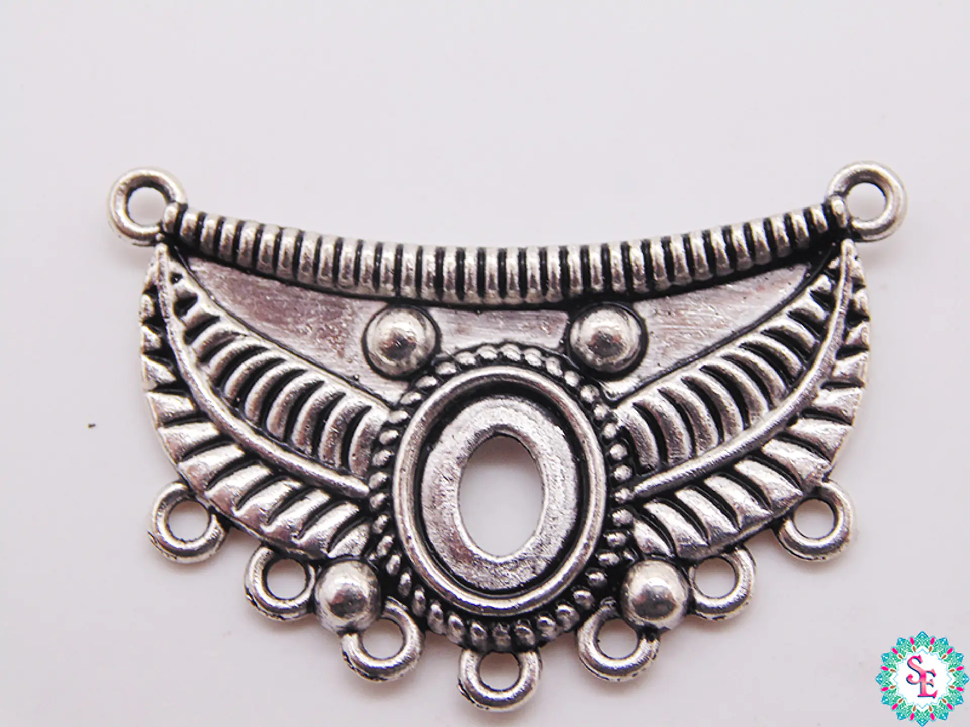SAMAK NIQUEL HERRAJE 6  PECTORAL 19MM PAQUETE POR 3 UNIDADES APROX 1