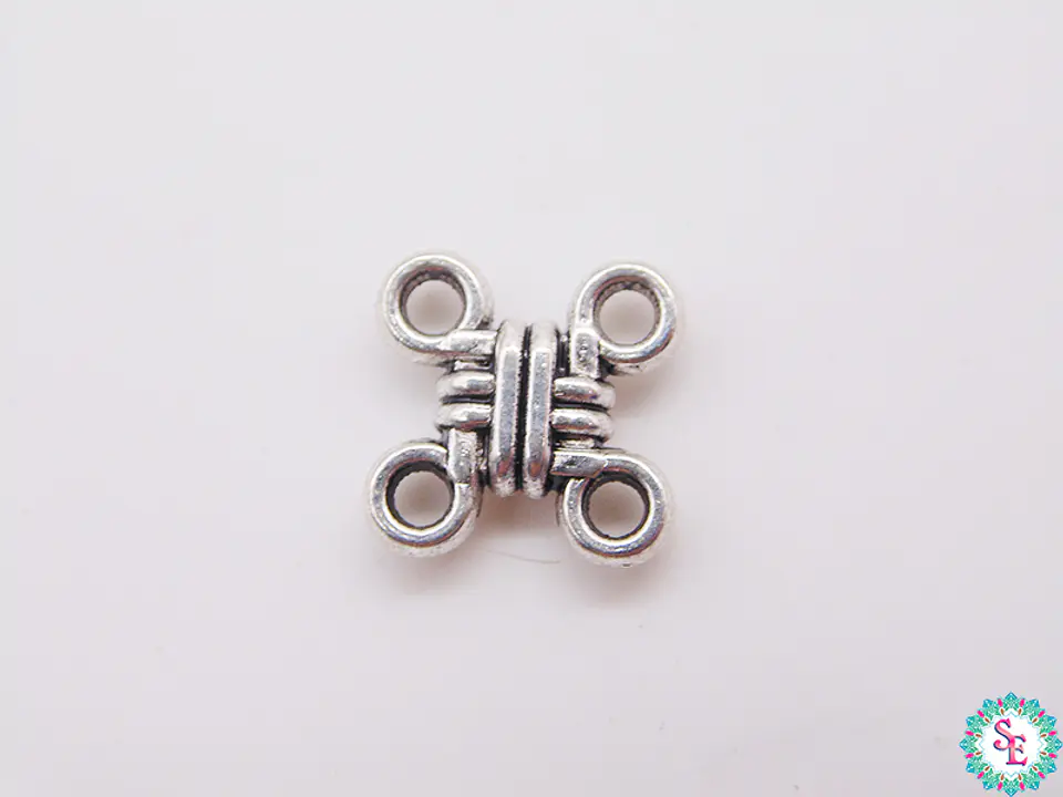 SAMAK NIQUEL HERRAJE NUDO CHINO 10MM PAQUETE POR 28 UNIDADES APROX 1