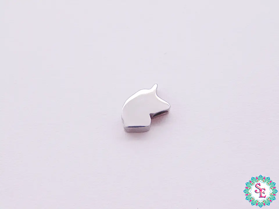 ACERO PLATEADO SEPARADOR UNICORNIO 8*5*3MM  1