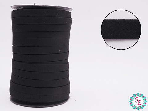 CUERO PLANO COREANO 10MM NEGRO ROLLO*50YRDS 