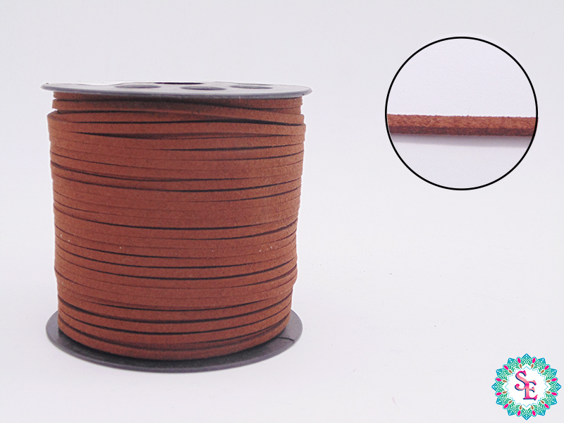 FLAT LEATHER COPPER 3MM KOREAN R*100YARD