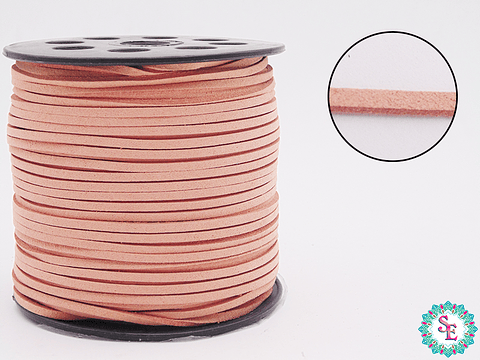 CUERO PLANO SALMON 3MM COREANO ROLLO*100YARD 