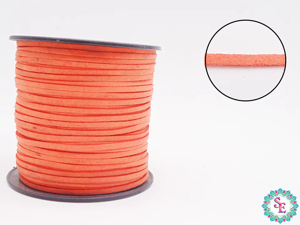 CUERO PLANO NARANJA 3MM COREANO ROLLO*100YARD 1