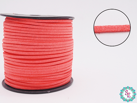 CUERO PLANO SALMON OSCURO 3MM COREANO R*100YARDAS