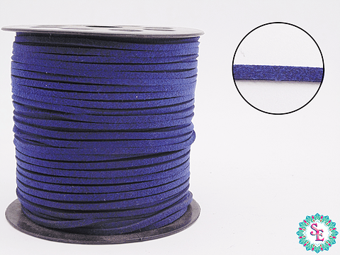 CUERO PLANO AZUL OSCURO 3MM COREANO R*100YARDAS