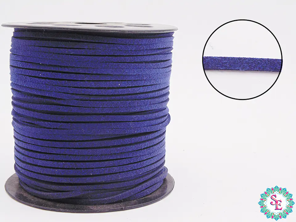 CUERO PLANO AZUL OSCURO 3MM COREANO R*100YARDAS 1