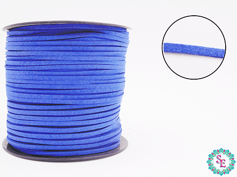 CUERO PLANO AZUL REY 3MM COREANO ROLLO*100YARDAS