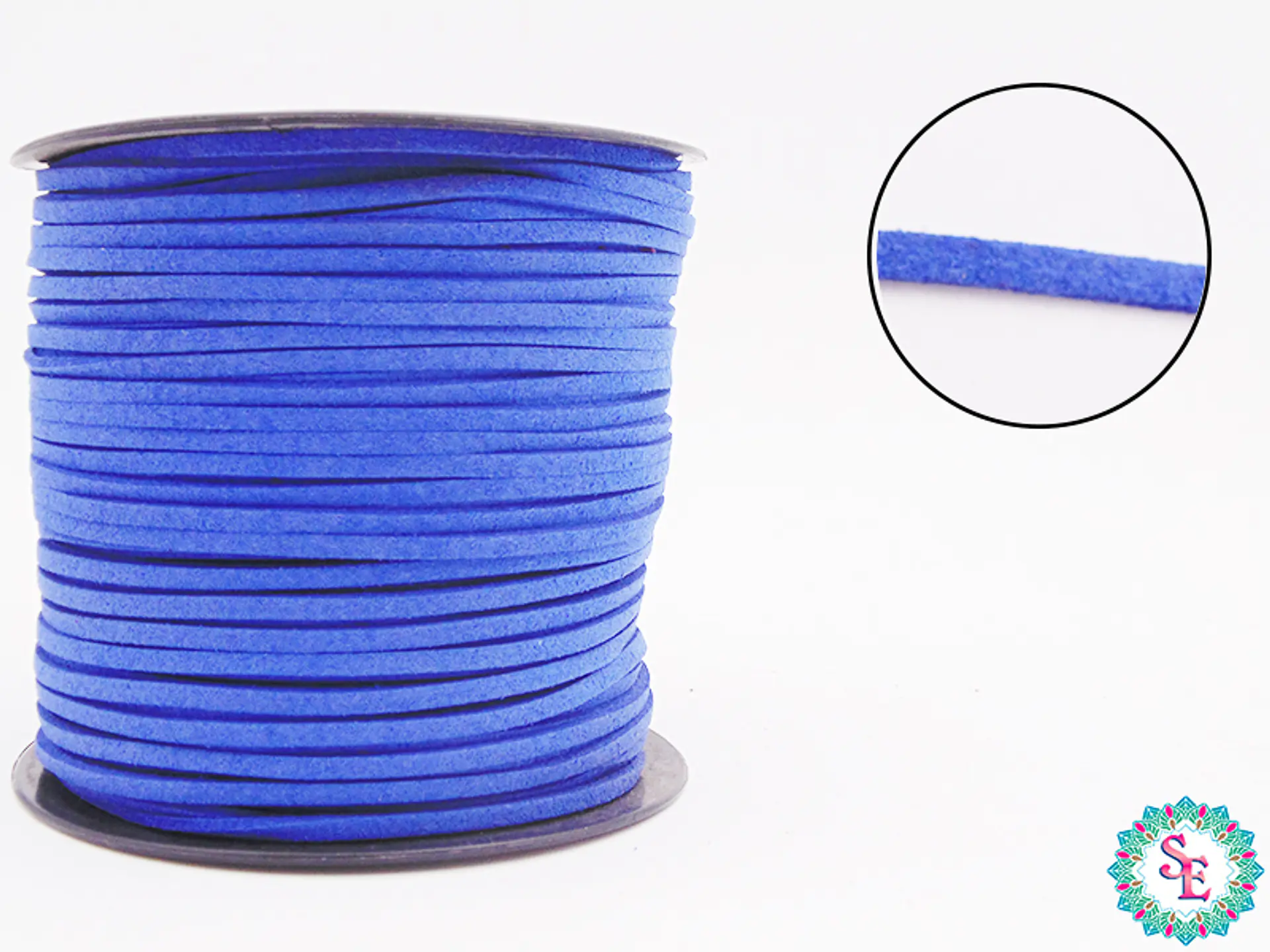 CUERO PLANO AZUL REY 3MM COREANO ROLLO*100YARDAS 1