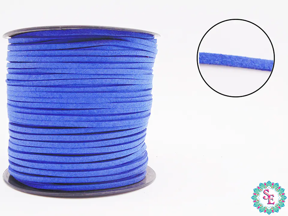 CUERO PLANO AZUL REY 3MM COREANO ROLLO*100YARDAS 1