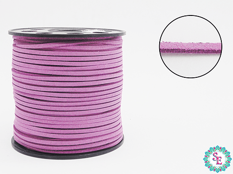 CUERO PLANO MORADO CLARO 3MM COREANO R*100YARDAS