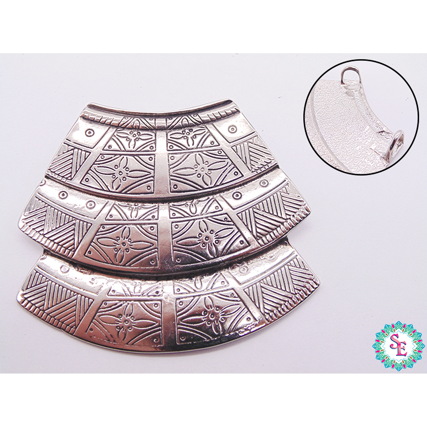 SAMAK NIQUEL CENTRO EGIPCIO TRIPLE 43MM X UND  1