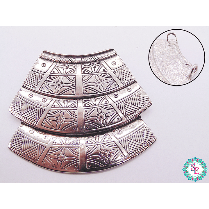 SAMAK NIQUEL CENTRO EGIPCIO TRIPLE 43MM X UND  1