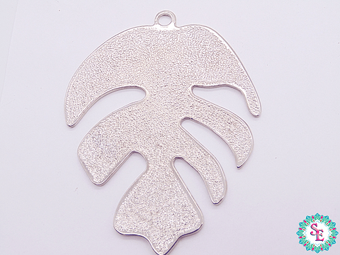 SILVER SAMAK PECTORAL DOTTED LEAF THIN 97MM X UND