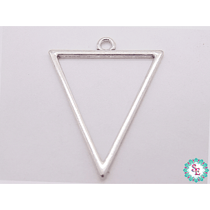 SAMAK PLATEADA DIJE TRIANGULO 55 GRANDE 34.90MM X UND 