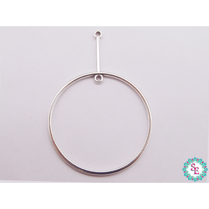 SAMAK SILVER TERMINAL CIRCLE STICK LARGE 58MM X UND 1