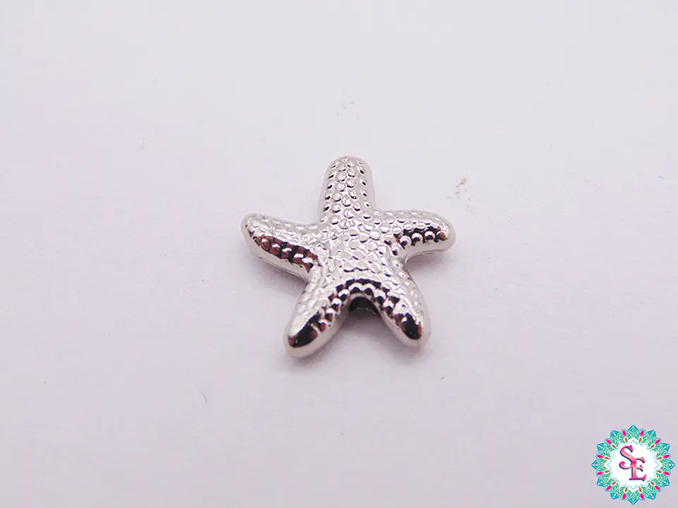 SAMAK NICKEL PLATED SEA STAR CENTER 12MM X UND 1