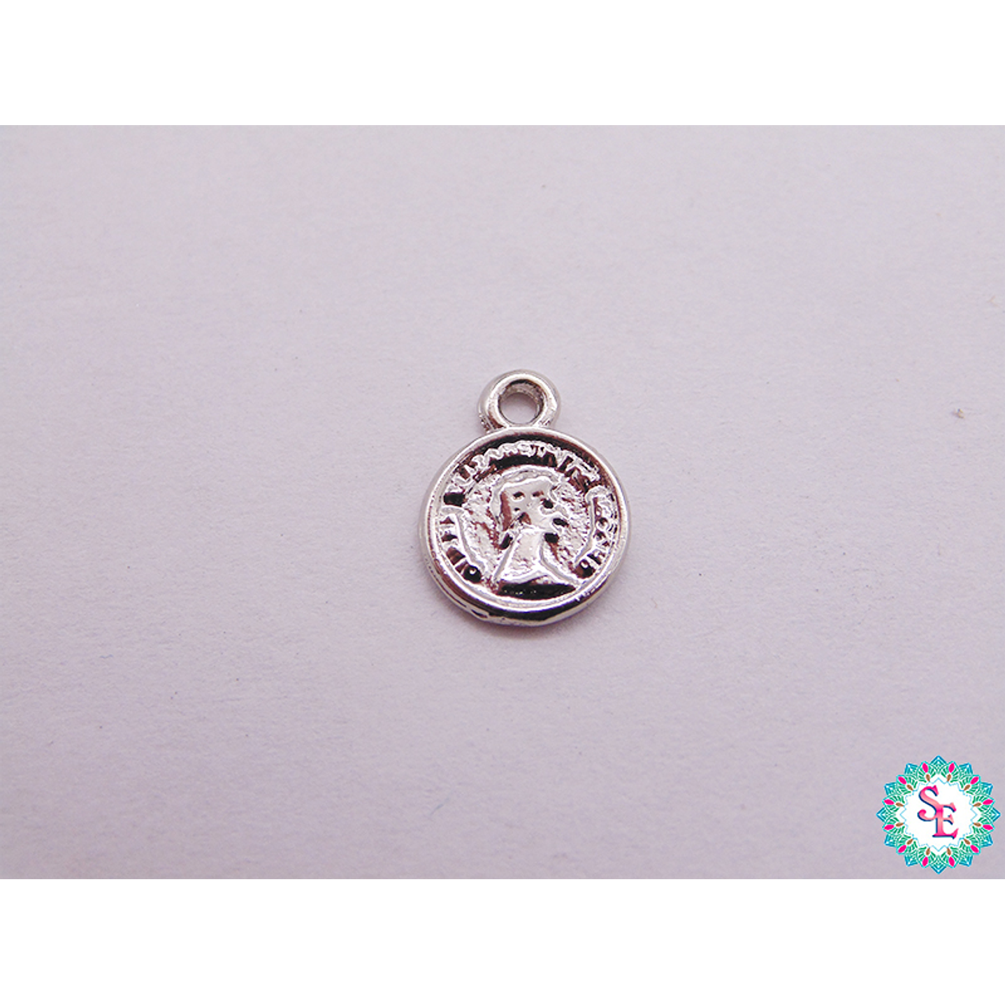 SAMAK NIQUEL DIJE ROMANA MINI  8MM X UND  1