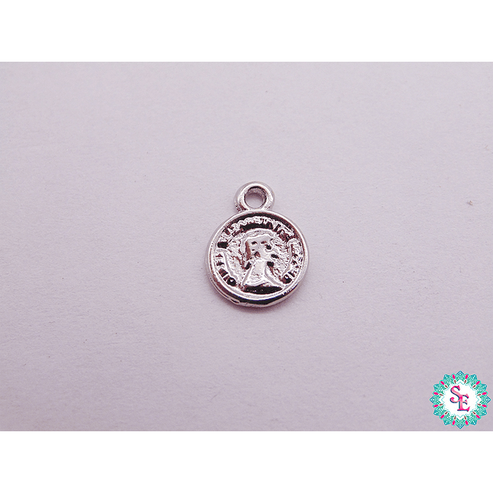 SAMAK NIQUEL DIJE ROMANA MINI  8MM X UND  1