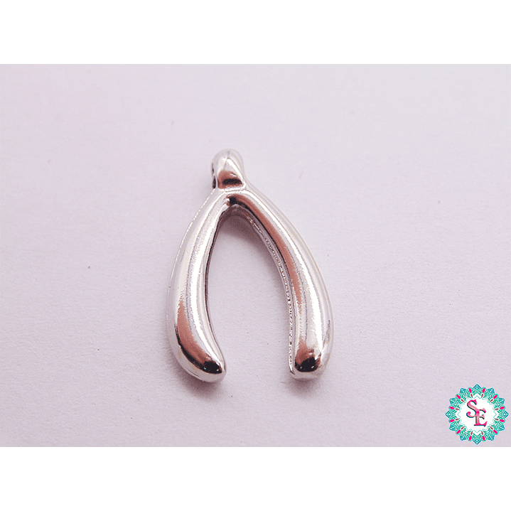 SAMAK NIQUEL DIJE WISHBONE 19MM X UND  1