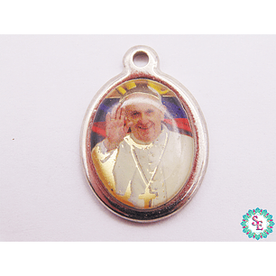 SAMAK PLATEADA DIJE PAPA  23MM X UND 