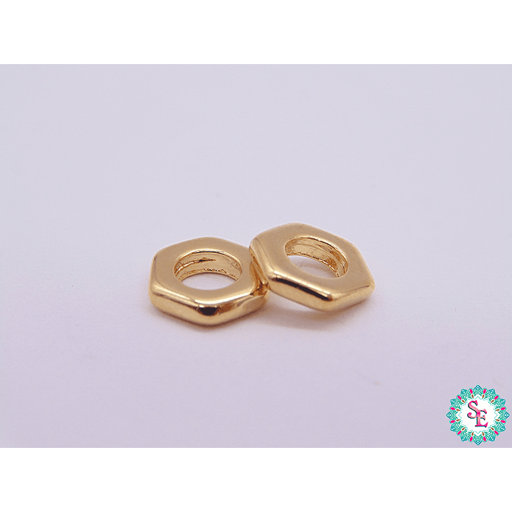 SAMAK DORADA CENTRO TUERCA HEXAGONAL 8*2MM  1