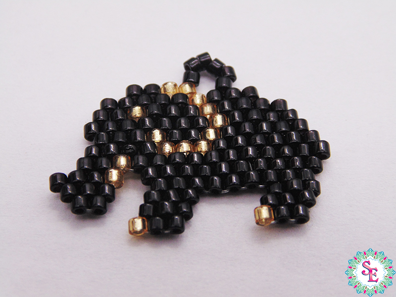 MIYUQUI FIGURA ELEFANTE NEGRO 65 (18154) 19*25MM X UND 