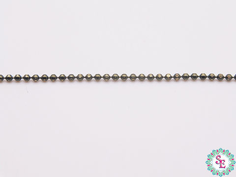 LATON CADENA PUNTICOS  VERDE MILITAR  11.2MM X UND 