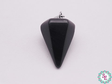 PIEDRA NATURAL PENDULO DIJE 16*24M ONIX